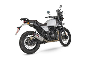 Royal Enfield Himalayan 411cc 410 Scorpion Exhaust Serket Slip-On - Brushed Stainless