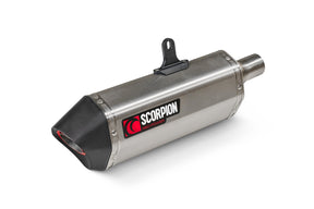 Royal Enfield Himalayan 411cc 410 Scorpion Exhaust Serket Slip-On - Brushed Stainless