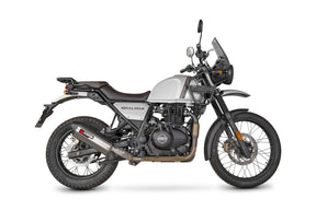 Royal Enfield Himalayan 411cc 410 Scorpion Exhaust Serket Slip-On - Brushed Stainless