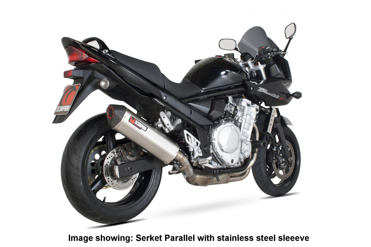 Suzuki GSF 650 Bandit (2007–2011) Scorpion Exhaust Serket Parallel Slip-on - Titanium