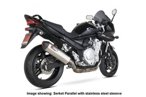 Suzuki GSF 650 Bandit (2007–2011) Scorpion Exhaust Serket Parallel Slip-on - Titanium