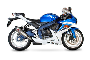 Suzuki GSX-R 600 (2011–2019) Scorpion Exhaust Serket Taper Slip-on - Brushed Stainless