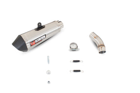 Suzuki GSX-R 600 (2011–2019) Scorpion Exhaust Serket Taper Slip-on - Brushed Stainless
