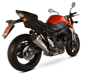 Suzuki GSR 750 (2011–2016) Scorpion Exhaust Serket Taper Slip-on - Brushed Stainless