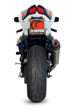 Suzuki GSX-R 1000 (2012–2016) Scorpion Exhaust Serket Taper Slip-on - Brushed Stainless