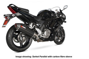 Suzuki SV 650 (2004–2015) Scorpion Exhaust Serket Parallel Slip-on - Titanium