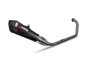 Suzuki GSX-R 125/150 (2017–2020) Scorpion Exhaust Serket Taper Full System - Carbon Fibre