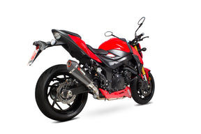 Suzuki GSX-S 750 (2017–2022) Scorpion Exhaust Serket Taper Slip-on - Carbon Fibre