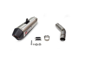 Suzuki GSX-S 750 (2017–2022) Scorpion Exhaust Serket Taper Slip-on - Brushed Stainless