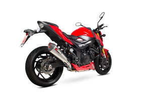 Suzuki GSX-S 750 (2017–2022) Scorpion Exhaust Serket Taper Slip-on - Titanium