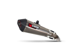 Suzuki GSX-S 750 (2017–2022) Scorpion Exhaust Serket Taper Slip-on - Titanium
