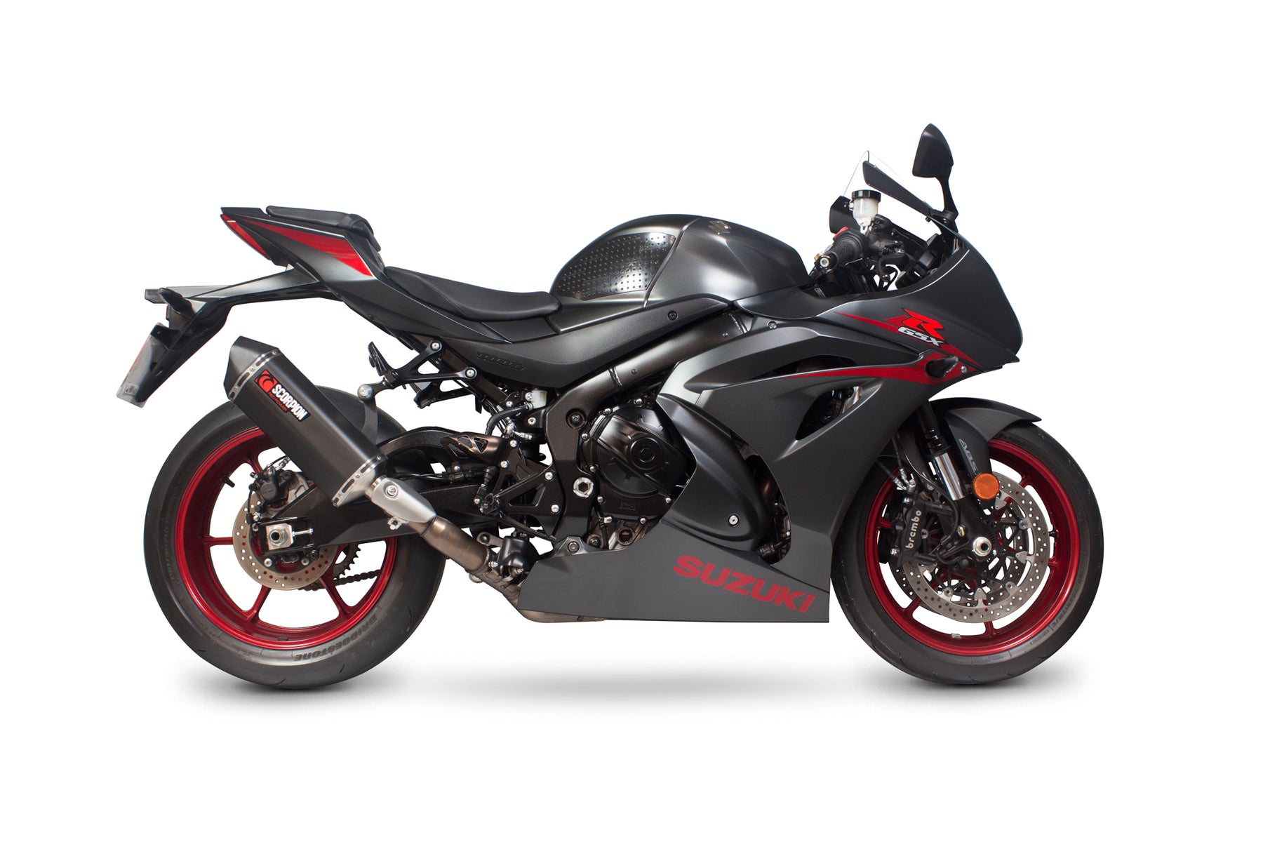 Suzuki GSX-R 1000 (2017–2018) Scorpion Exhaust Serket Parallel Slip-on - Black Ceramic