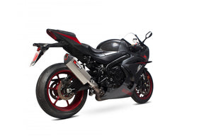 Suzuki GSX-R 1000 (2017–2018) Scorpion Exhaust Serket Parallel Slip-on - Titanium