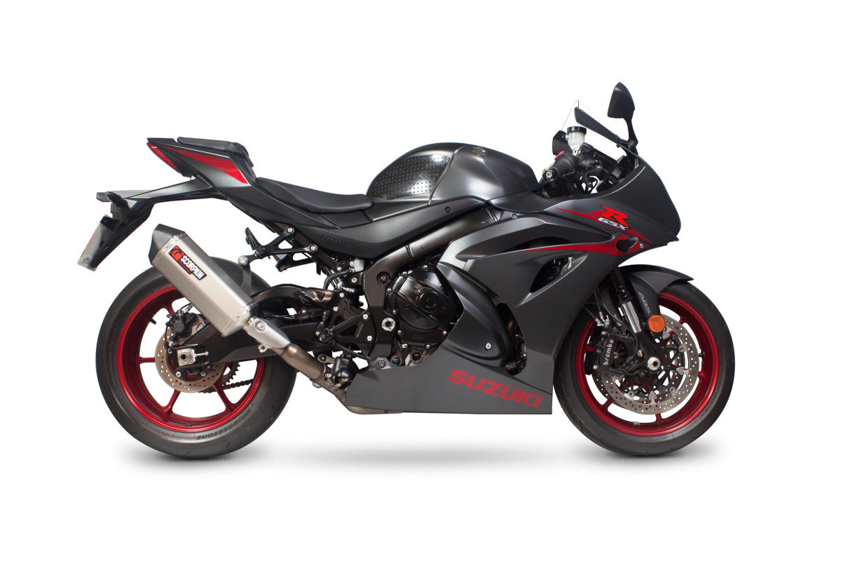 Suzuki GSX-R 1000 (2017–2018) Scorpion Exhaust Serket Parallel Slip-on - Titanium