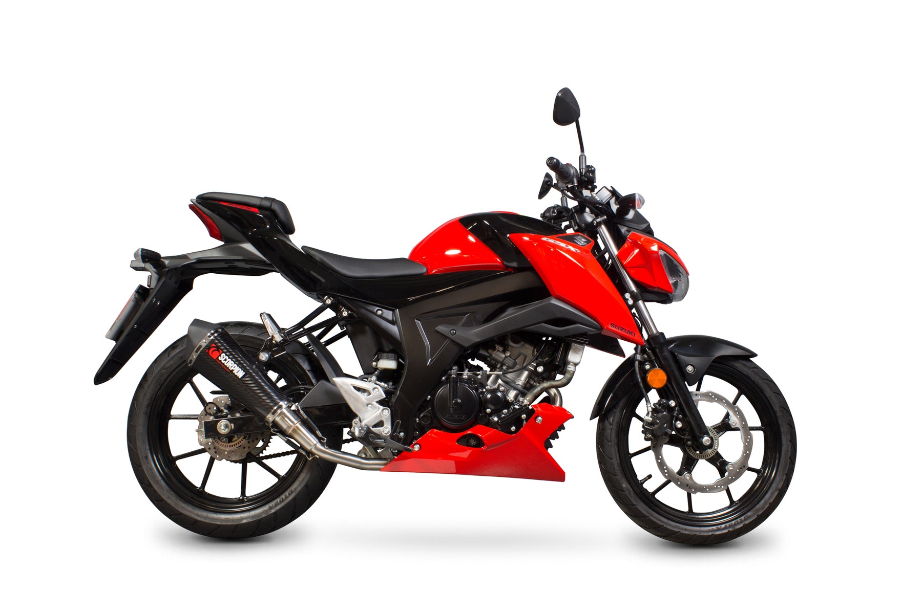 Suzuki GSX-S 125/150 (2017–2021) Scorpion Exhaust Serket Taper Full System - Carbon Fibre