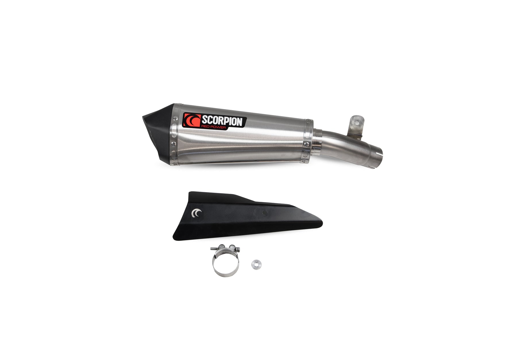 Suzuki Katana (2019–2020) Scorpion Exhaust Serket Taper Slip-on - Brushed Stainless