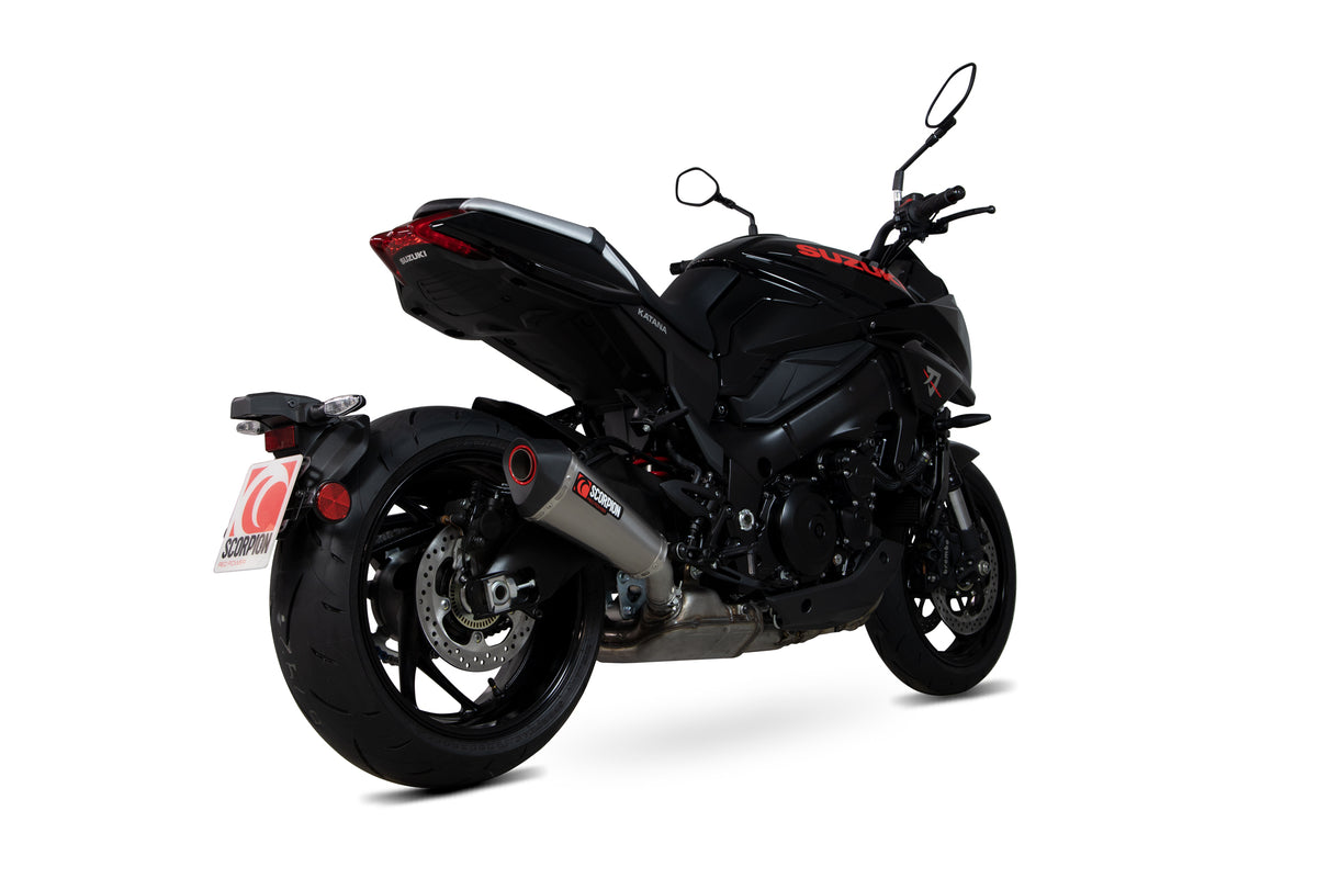Suzuki Katana (2019–2020) Scorpion Exhaust Serket Taper Slip-on - Titanium
