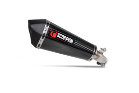 Suzuki GSX-S 1000 (2021–2025) Scorpion Exhaust Serket Taper Slip-on - Carbon Fibre