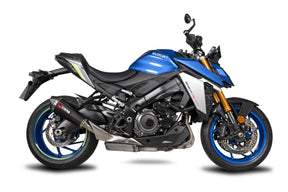 Suzuki GSX-S 1000 (2021–2025) Scorpion Exhaust Serket Taper Slip-on - Carbon Fibre