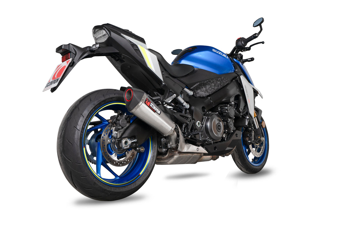 Suzuki GSX-S 1000 (2021–2025) Scorpion Exhaust Serket Taper Slip-on - Stainless Steel
