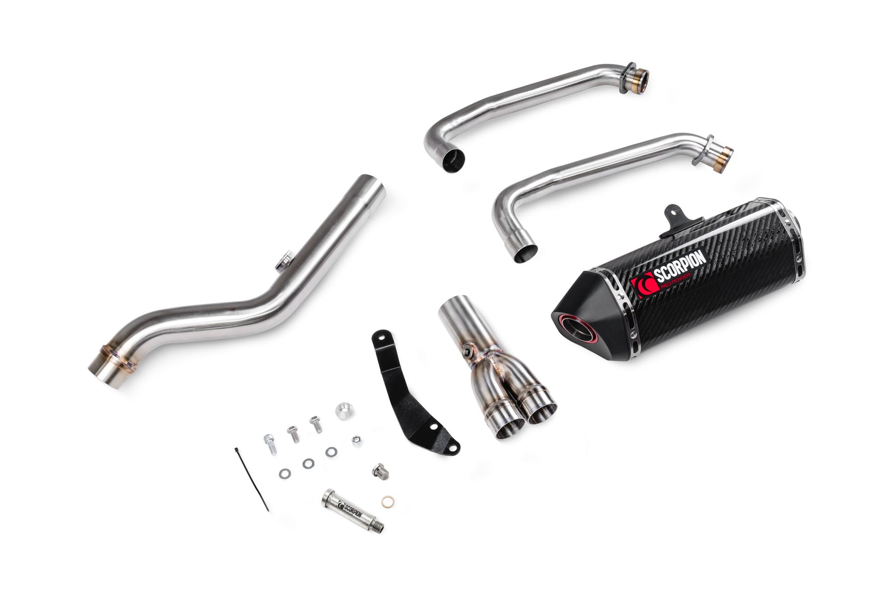 Suzuki GSX-8S (2023–2025) Scorpion Exhaust Serket Parallel Full System - Carbon Fibre
