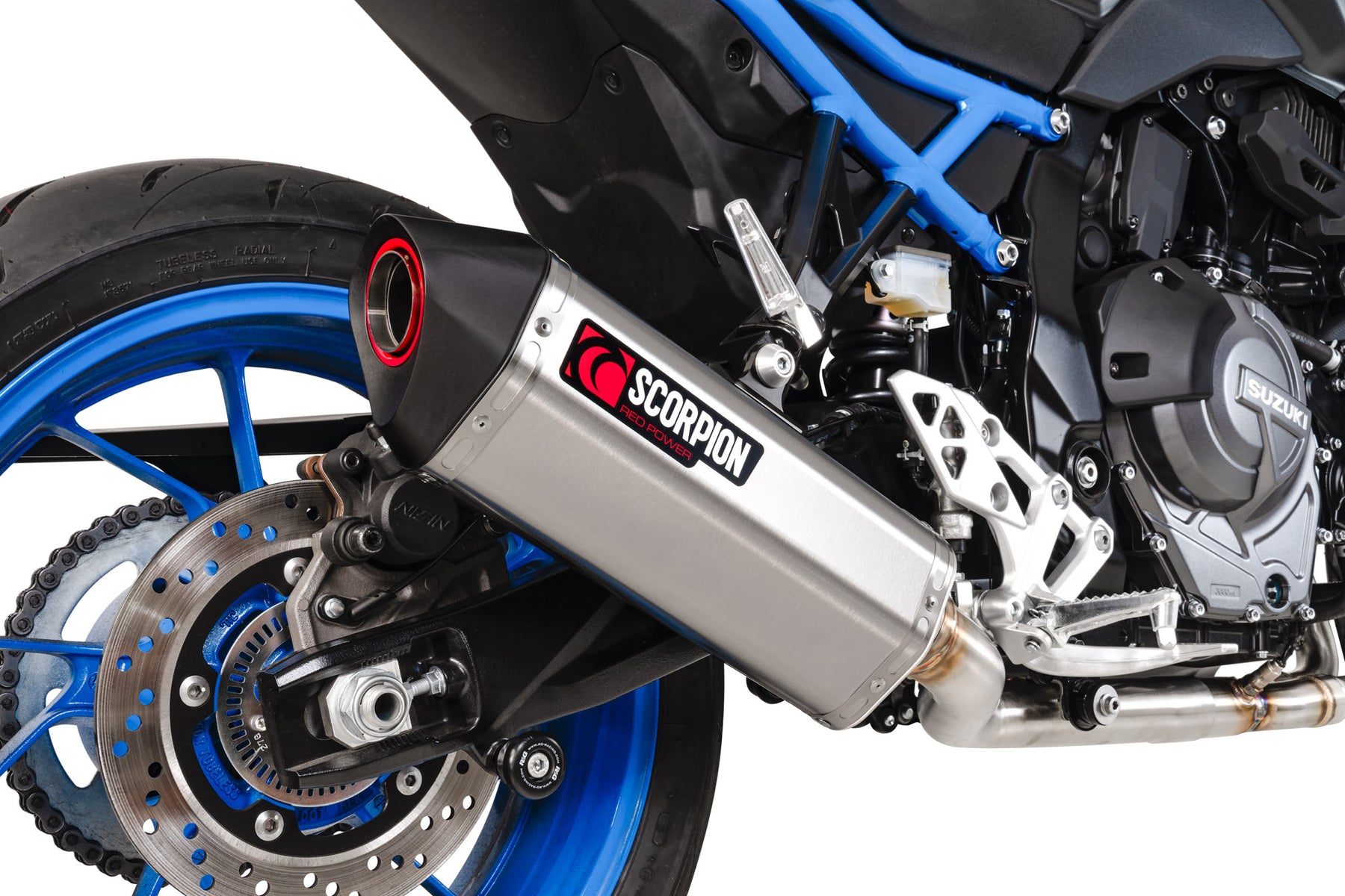 Suzuki GSX-8S (2023–2025) Scorpion Exhaust Serket Parallel Full System - Brushed Stainless