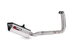 Suzuki GSX-8R (2024–2025) Scorpion Exhaust Serket Parallel Full System - Brushed Stainless