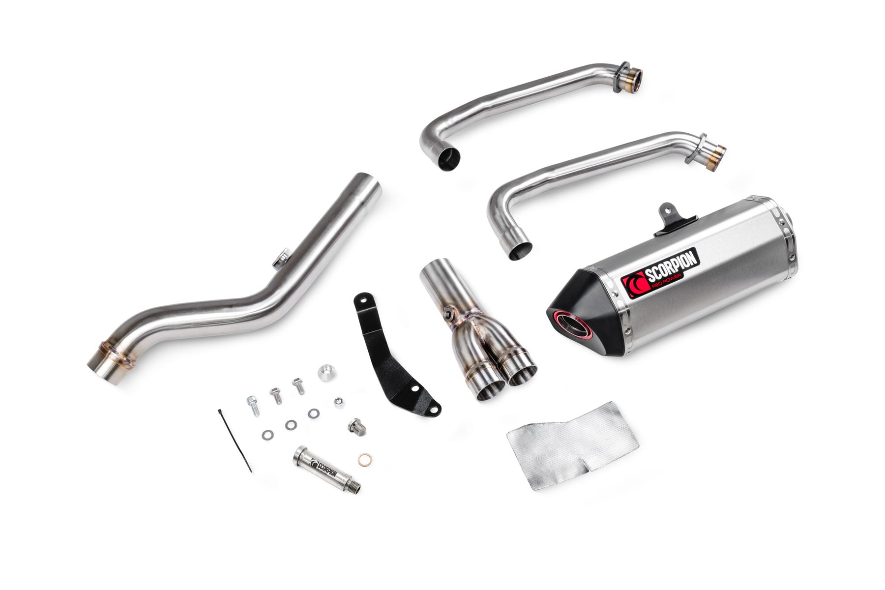 Suzuki GSX-8R (2024–2025) Scorpion Exhaust Serket Parallel Full System - Brushed Stainless