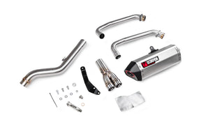 Suzuki GSX-8R (2024–2025) Scorpion Exhaust Serket Parallel Full System - Brushed Stainless