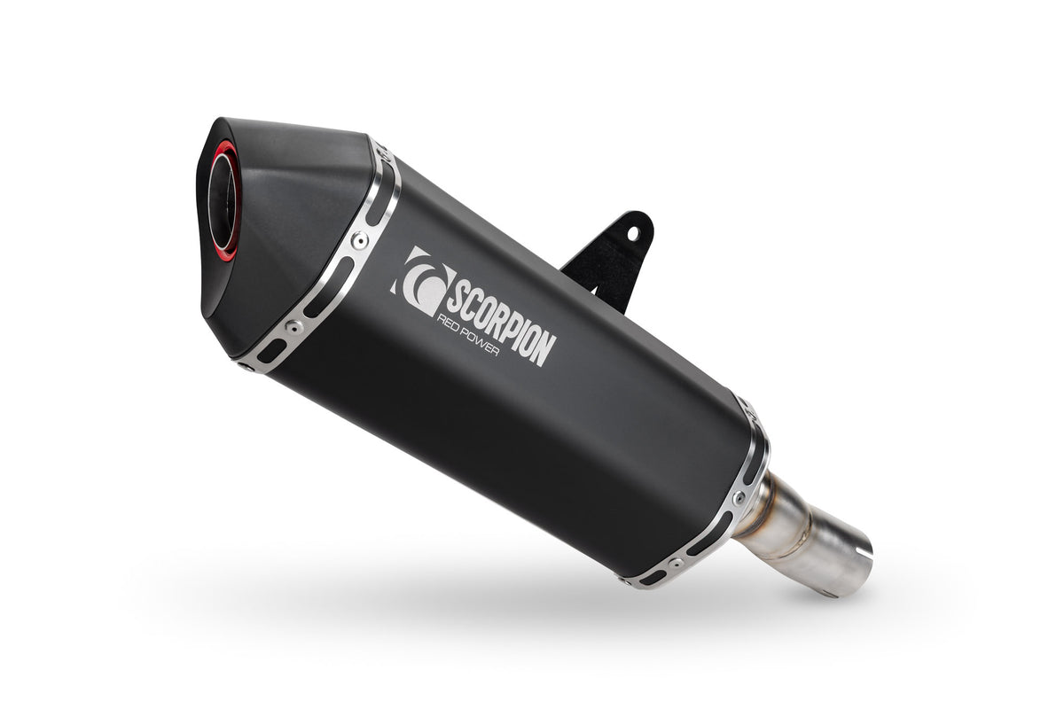 Suzuki V-Strom 800 inc DE/RE (2023–2025) Scorpion Exhaust Serket Parallel Slip-on - Black Ceramic
