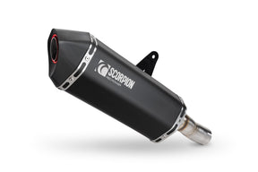 Suzuki V-Strom 800 inc DE/RE (2023–2025) Scorpion Exhaust Serket Parallel Slip-on - Black Ceramic