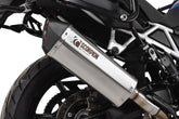 Suzuki V-Strom 800 inc DE/RE (2023–2025) Scorpion Exhaust Serket Parallel Slip-on - Brushed Stainless