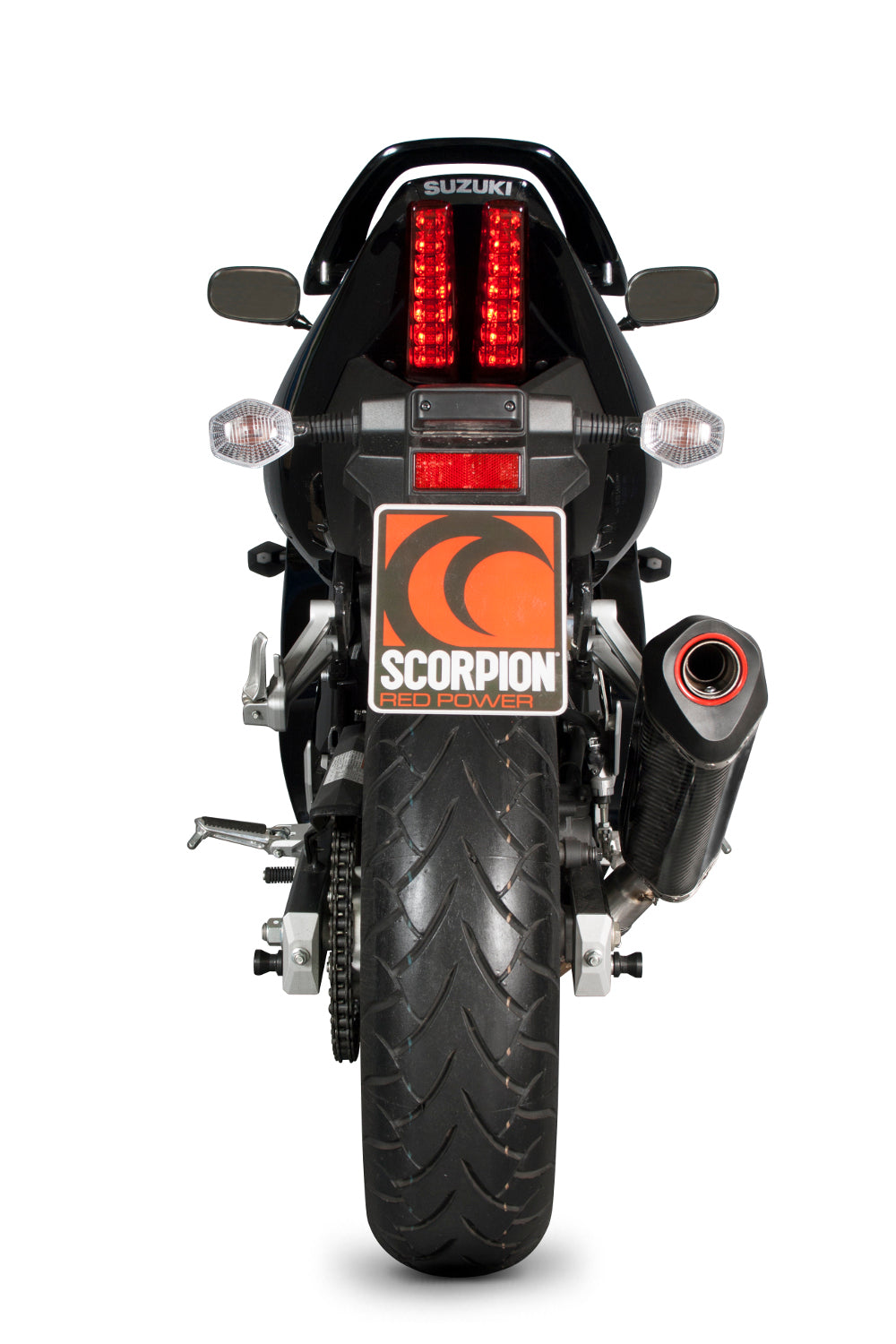 Suzuki SV 650 (2004–2015) Scorpion Exhaust Serket Parallel Slip-on - Carbon Fibre