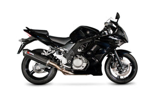 Suzuki SV 650 (2004–2015) Scorpion Exhaust Serket Parallel Slip-on - Carbon Fibre