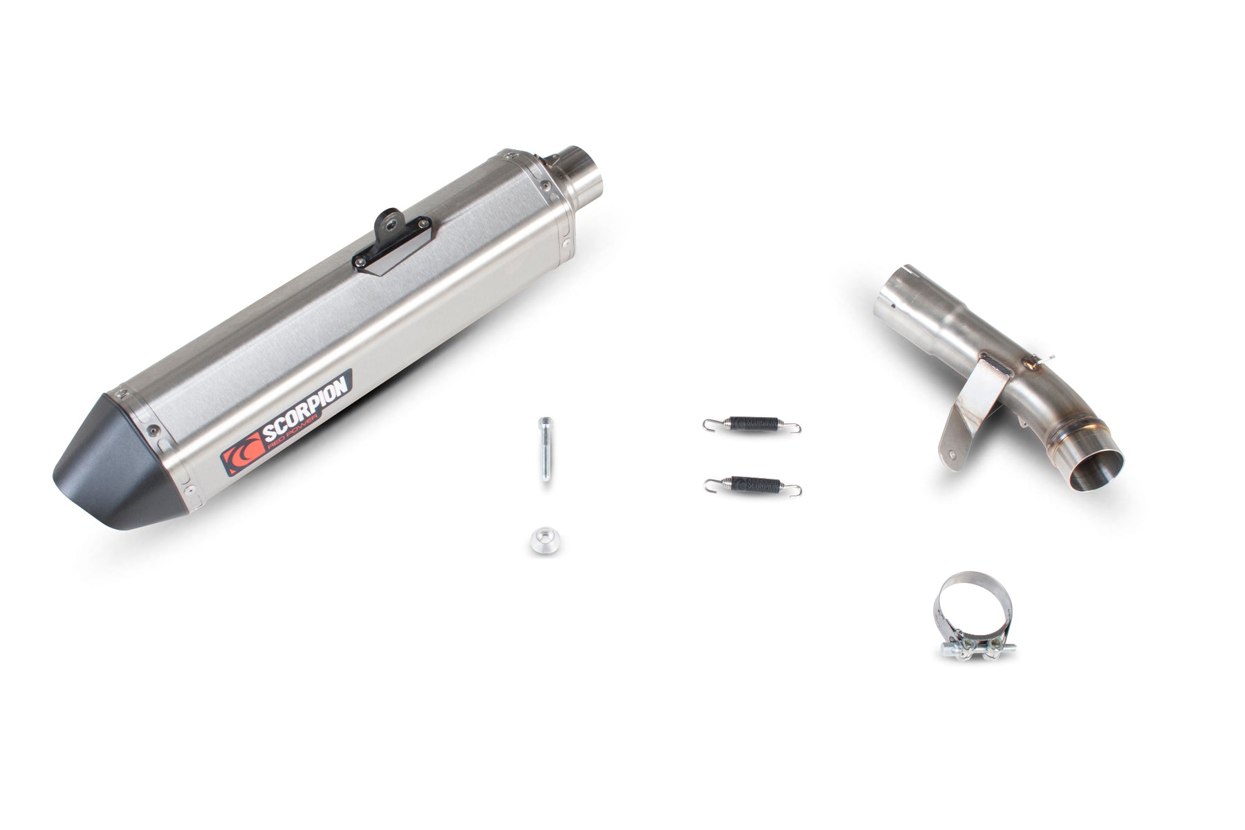 Suzuki GSF 1250 Bandit (2007–2015) Scorpion Exhaust Serket Parallel Slip-on - Brushed Stainless