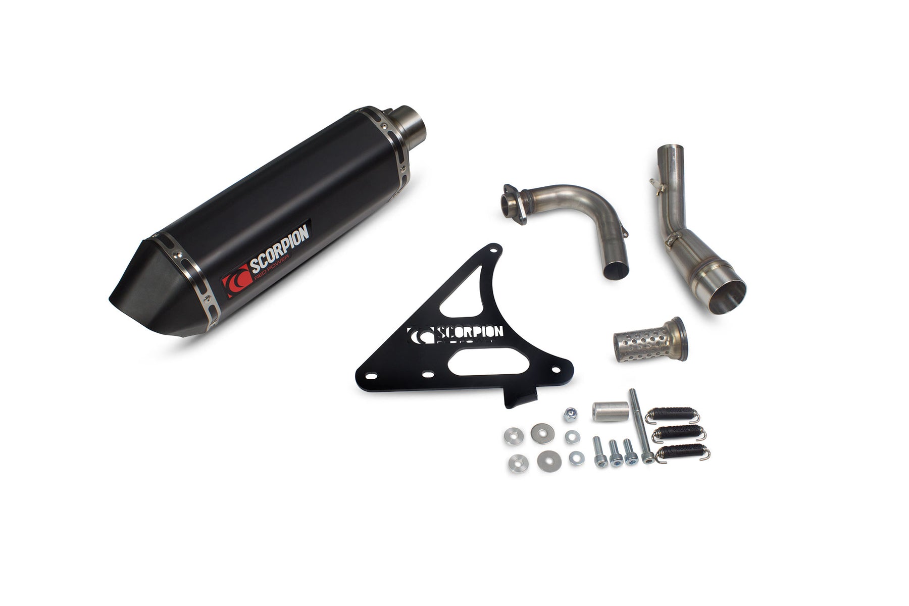 Scomadi TL125 (2015-2017) SCORPION Exhaust Serket Full System - Black Ceramic