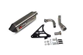 Scomadi TL125 (2015 - 2017) SCORPION Performance Exhaust - Brushed Stainless