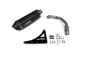 Scomadi TL200 (2016 - 2017) SCORPION Performance Exhaust - Black Ceramic