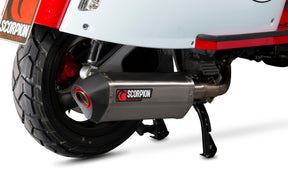 Scomadi TL125 (2015-2017) SCORPION Exhaust Serket Full System - Brushed Stainless Steel