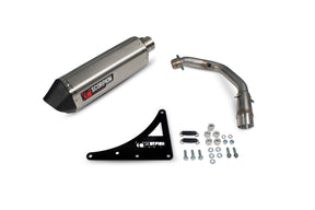 Scomadi TL125 (2015-2017) SCORPION Exhaust Serket Full System - Brushed Stainless Steel