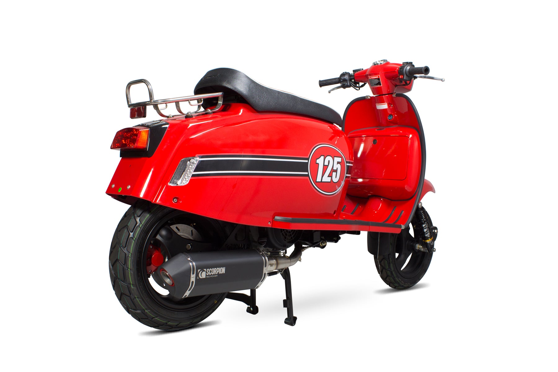 Scomadi TL125 (Euro4) (2017-2018) SCORPION Exhaust Serket Full System - Black Ceramic