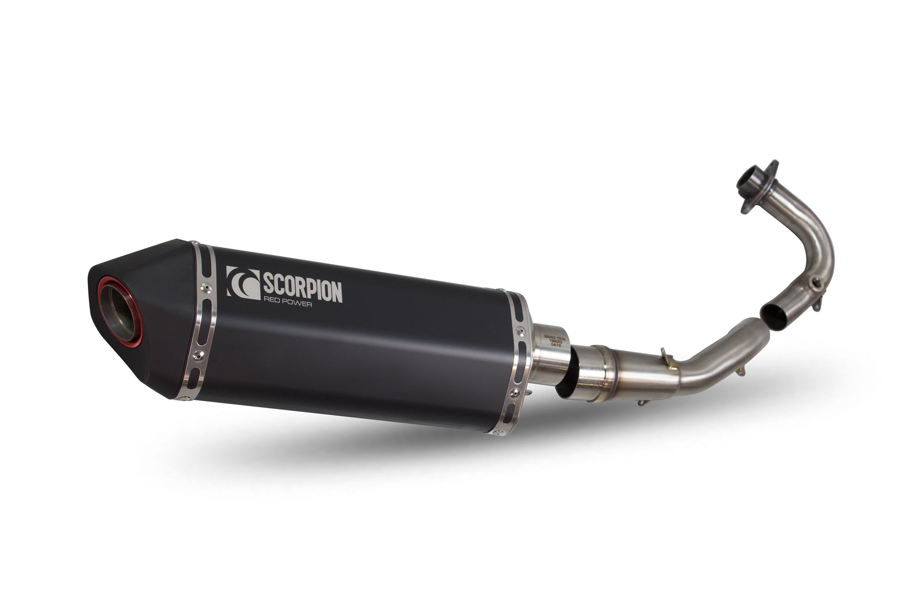 Scomadi TL125 (Euro4) (2017-2018) SCORPION Exhaust Serket Full System - Black Ceramic