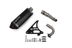 Scomadi TL125 (Euro4) (2017-2018) SCORPION Exhaust Serket Full System - Black Ceramic