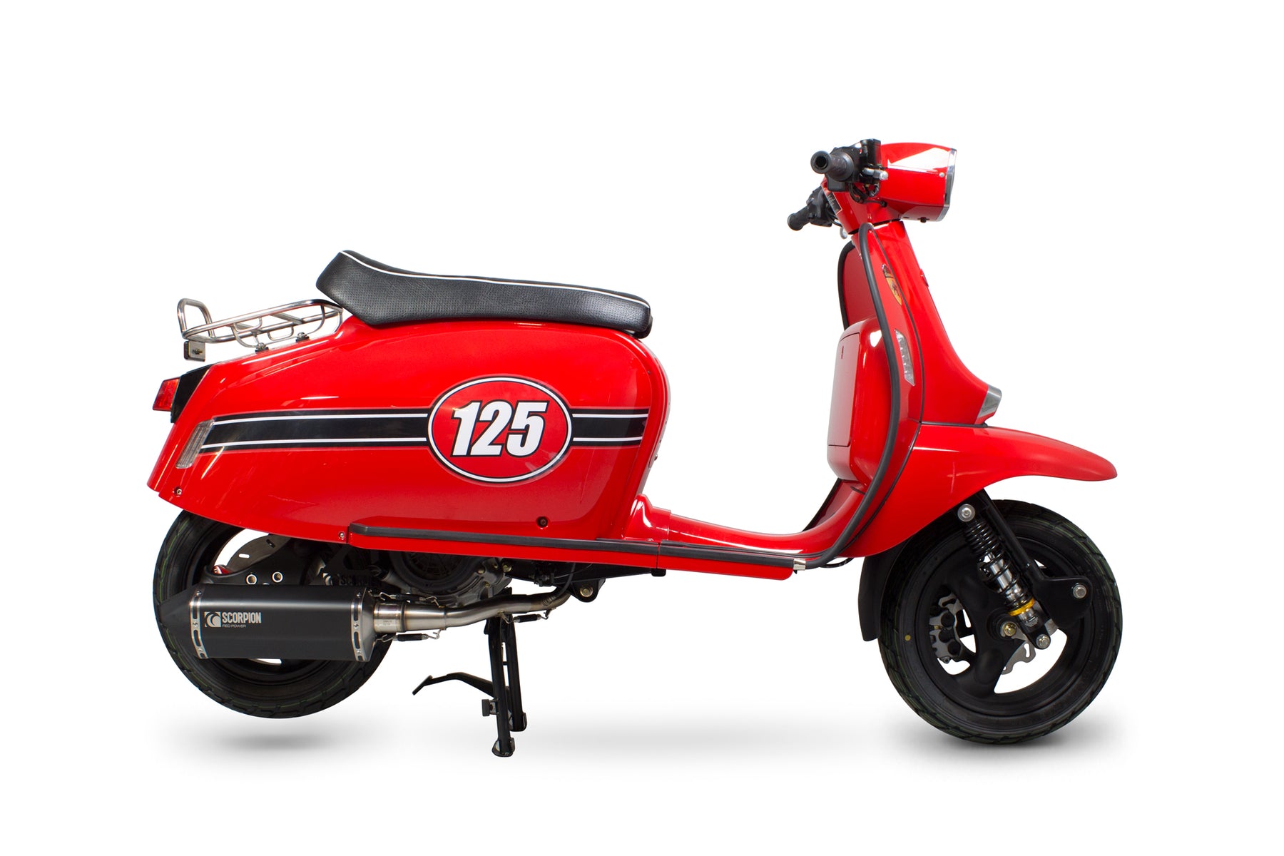 Scomadi TL125 (Euro4) (2017-2018) SCORPION Exhaust Serket Full System - Black Ceramic