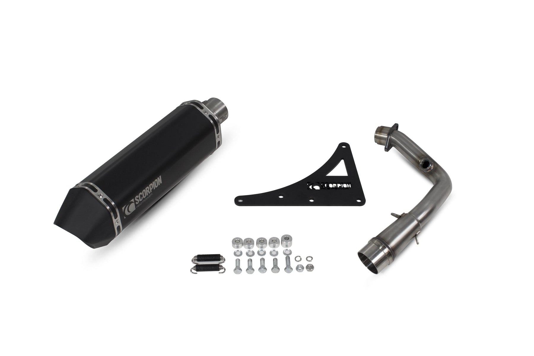 Scomadi TL200 (Euro4) (2018-2019) SCORPION Exhaust Serket Parallel Full System - Black Ceramic