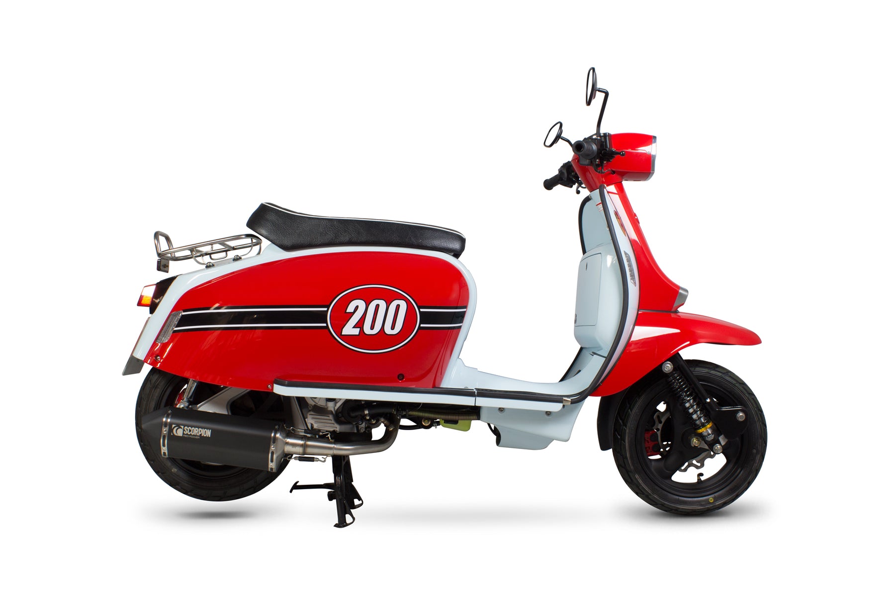 Scomadi TL200 (Euro4) (2018-2019) SCORPION Exhaust Serket Parallel Full System - Black Ceramic