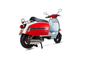 Scomadi TL200 (Euro4) (2018-2019) SCORPION Exhaust Serket Parallel Full System - Brushed Stainless Steel