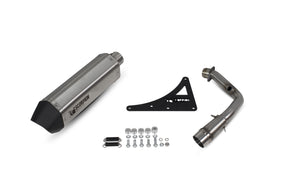 Scomadi TL200 (Euro4) (2018-2019) SCORPION Exhaust Serket Parallel Full System - Brushed Stainless Steel