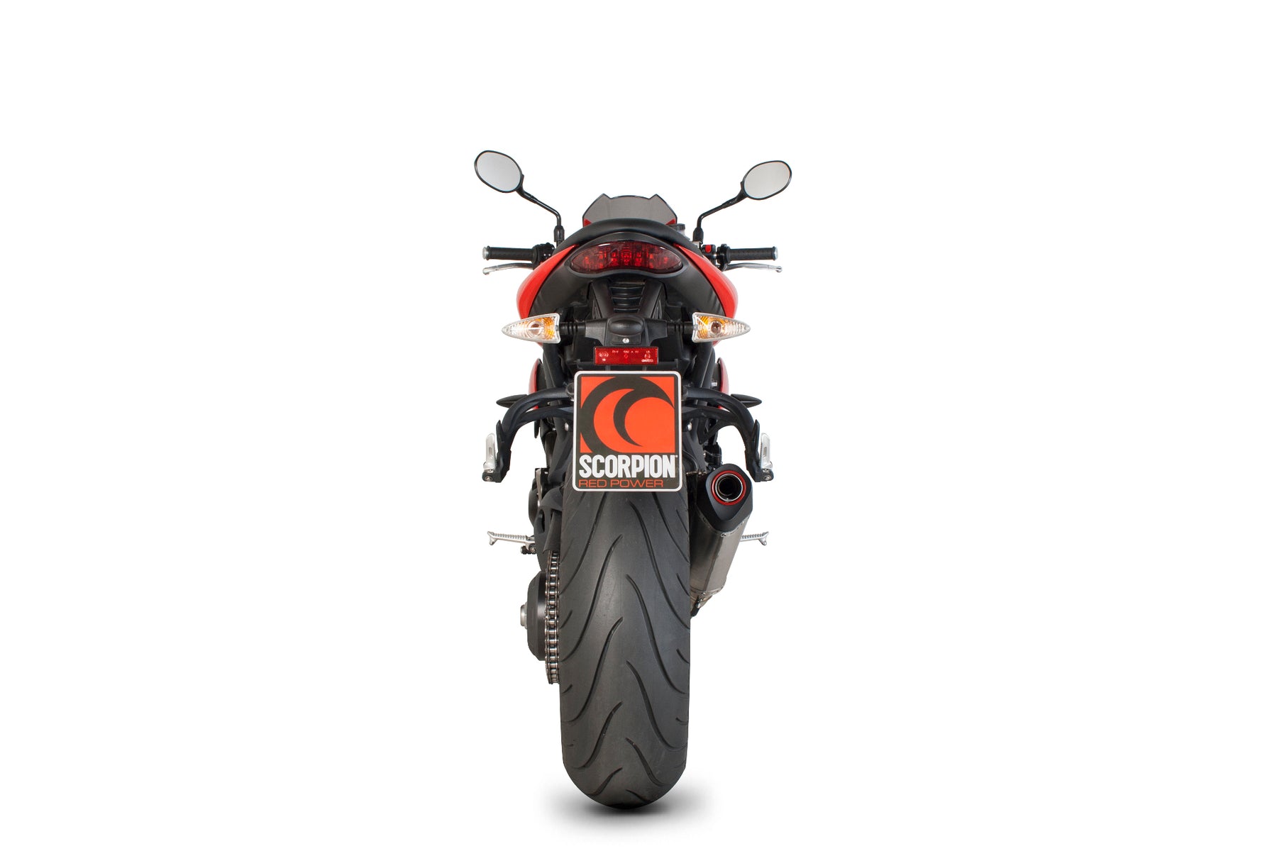 Triumph Speed Triple 1050 (2011–2015) Scorpion Exhaust Serket Taper Slip-on - Stainless Steel