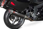 Triumph Sprint GT (2011–2016) Scorpion Exhaust Serket Parallel Slip-on - Carbon Fibre